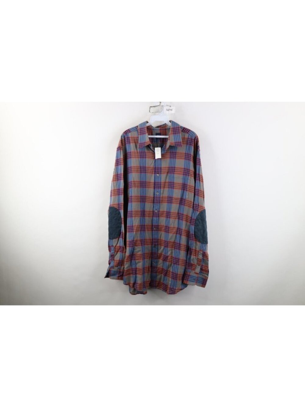 Deadstock Vtg Y2K Gap Mens XL Lightweight Flannel Collared Button Shirt Plaid